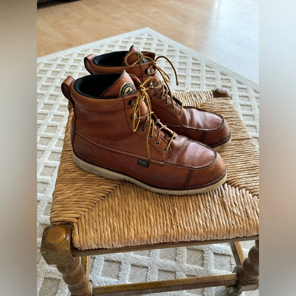 Red Wing Irish Setter Wingshooter Waterproof Brown Leather Boots Men’s Size 13 D